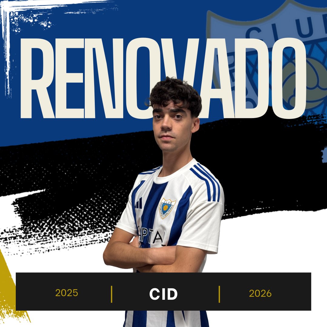 ✍🏼 OFICIAL | Manuel Cid seguirá una temporada más en el CD Salteras.

🔝 Tras su primer año senior, el míster confía en su continuidad para la zona de medios.

#PasionQueNaceEnCasa 🔵⚪️
