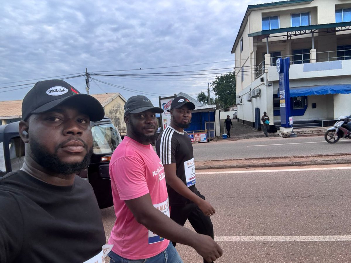 HF_Ghana's tweet photo. Youth leaders hit the streets of Wa, Upper West Region, last week for the energetic #WalkRunBike campaign! Great job guys. #ServingMankind #MilesThatMatter #HumanityFirst30 #Ghana https://t.co/xEWI0JhW63