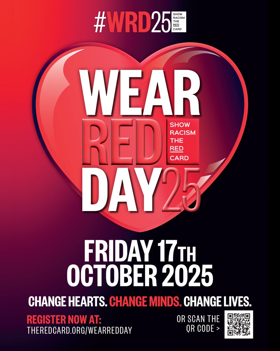 UsdawUnion (@usdawunion) on Twitter photo We're working with <a href="/SRTRC_England/">Show Racism the Red Card</a> and supporting Wear Red Day - Because TOGETHER WE ARE STRONGER ✊🏾✊✊🏼
Get involved on Fri 17th Oct and help us to show that we are united against racism 🫱🏾🫲🏻
Register and Donate here
➡️theredcard.org/wear-red-day/
#WRD25 We're working with <a href="/SRTRC_England/">Show Racism the Red Card</a> and supporting Wear Red Day - Because TOGETHER WE ARE STRONGER ✊🏾✊✊🏼
Get involved on Fri 17th Oct and help us to show that we are united against racism 🫱🏾🫲🏻
Register and Donate here
➡️theredcard.org/wear-red-day/
#WRD25