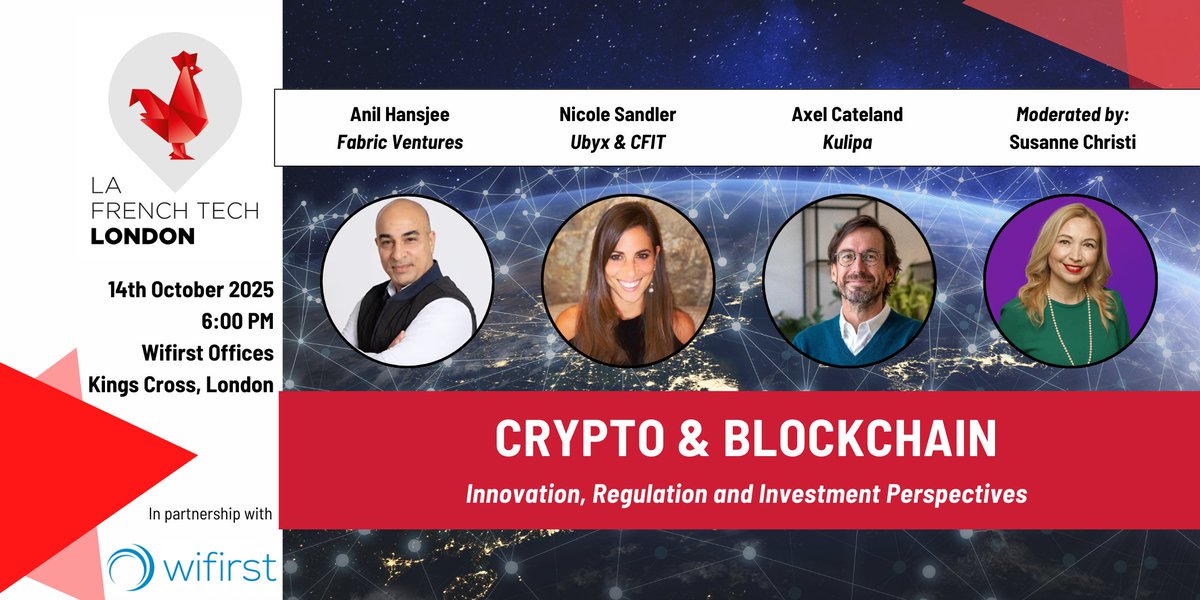 🎟️ Secure Your Seat – The Future of Crypto (14 Oct) - mailchi.mp/frenchtechlond…