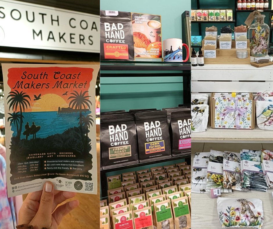 Step inside <a href="/Southcoastmakes/">southcoastmakersmarket</a>  at Bobby’s and discover handmade gifts, local art, artisan foods, homewares, jewellery, vintage vinyl, greeting cards and so much more – all crafted by makers from across the South Coast and beyond.

Browse online: bit.ly/42n3Mti