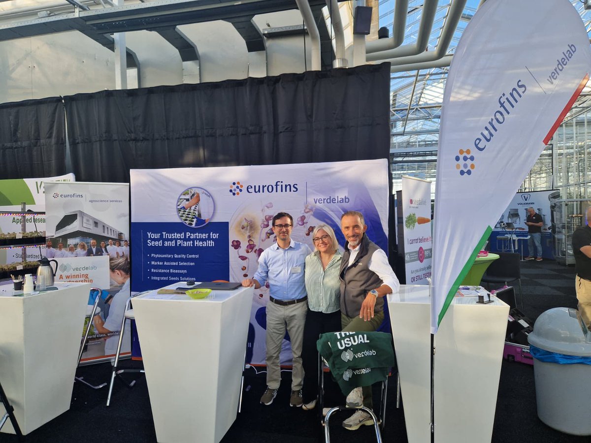 Today is the first day at #seedmeetstechnology 2025!  

Come and visit our booth (#17) and meet with our #phytopathology experts.

We provide quality control, marker assisted selection, resistance bioassays and more, for healthy seeds and healthy plants. 

#phytosanitary
