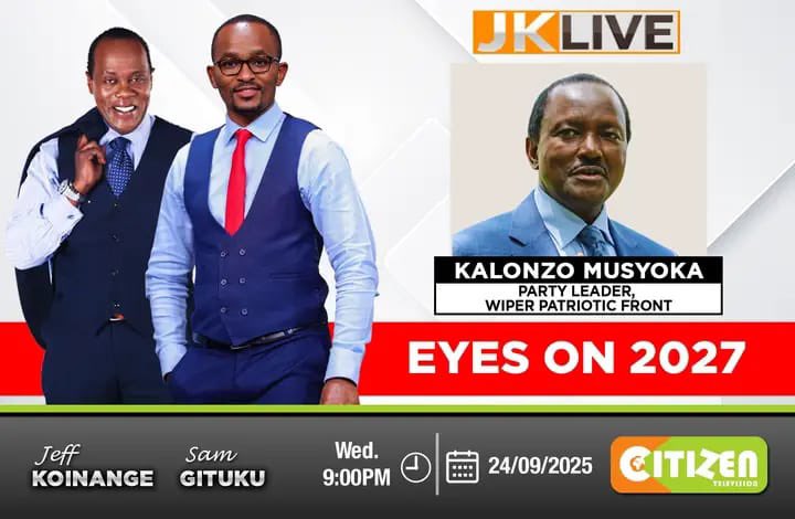 Dont miss out on H.E <a href="/skmusyoka/">Kalonzo Musyoka</a> interview at JKlive tonight at 9pm. Kibaki returned Kenya from the abyss after 27 years of Moi misrule. 2013 to date, Kenyans missed out on the promise of devolution and accountable leaderehip. Watch the new vision by the next president of Kenya.