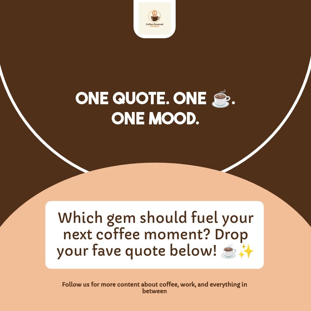 Coffee Powered Workplace tweet media