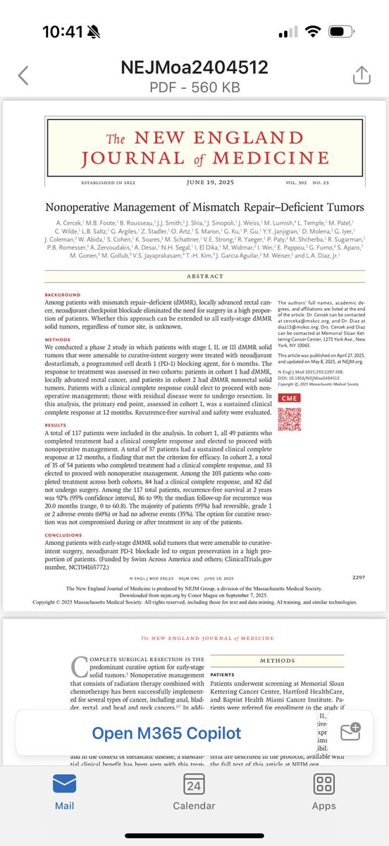 Great #JournalClub this morning led by our professors <a href="/mageefrcs/">Prof. Conor Magee</a> <a href="/jiw1374/">Prof Jeremy Wilson</a> &amp; brilliantly presented by our research fellow <a href="/MoAbosheisha/">Mohamed Abosheisha</a> 👏.

We discussed the landmark NEJM study on non-operative management of dMMR rectal cancer with immunotherapy.

#Activites #Surgery #MedEd