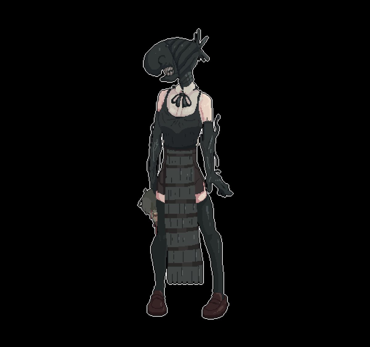 FEARprototype's tweet image. Bomb devil looking all cute… until you notice what she’s holding 👀💀
Chainsaw Man fans know to never underestimate the Bomb Girl.

#PixelArt #ChainsawMan #Reze #DigitalArt #AnimeArt #MangaArt #RetroPixel #PixelArtist