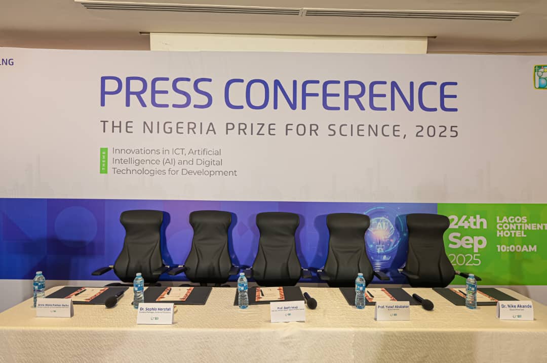 NGRSciencePrize's tweet photo. The wait is almost over!

We’re about to unveil the outcome of the judges' decision on The Nigeria Prize for Science 2025
The wait is almost over!

Join us LIVE on YouTube  for the big reveal!

https://t.co/QdB4xb5Str

#TheNigeriaPrizeForScience2025 
#NPS2025Winner https://t.co/TJ3qrjWSxz