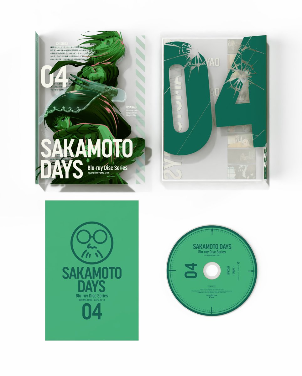 Blu-ray 第4巻は本日発売！！ TVアニメ『SAKAMOTO DAYS』 特製
