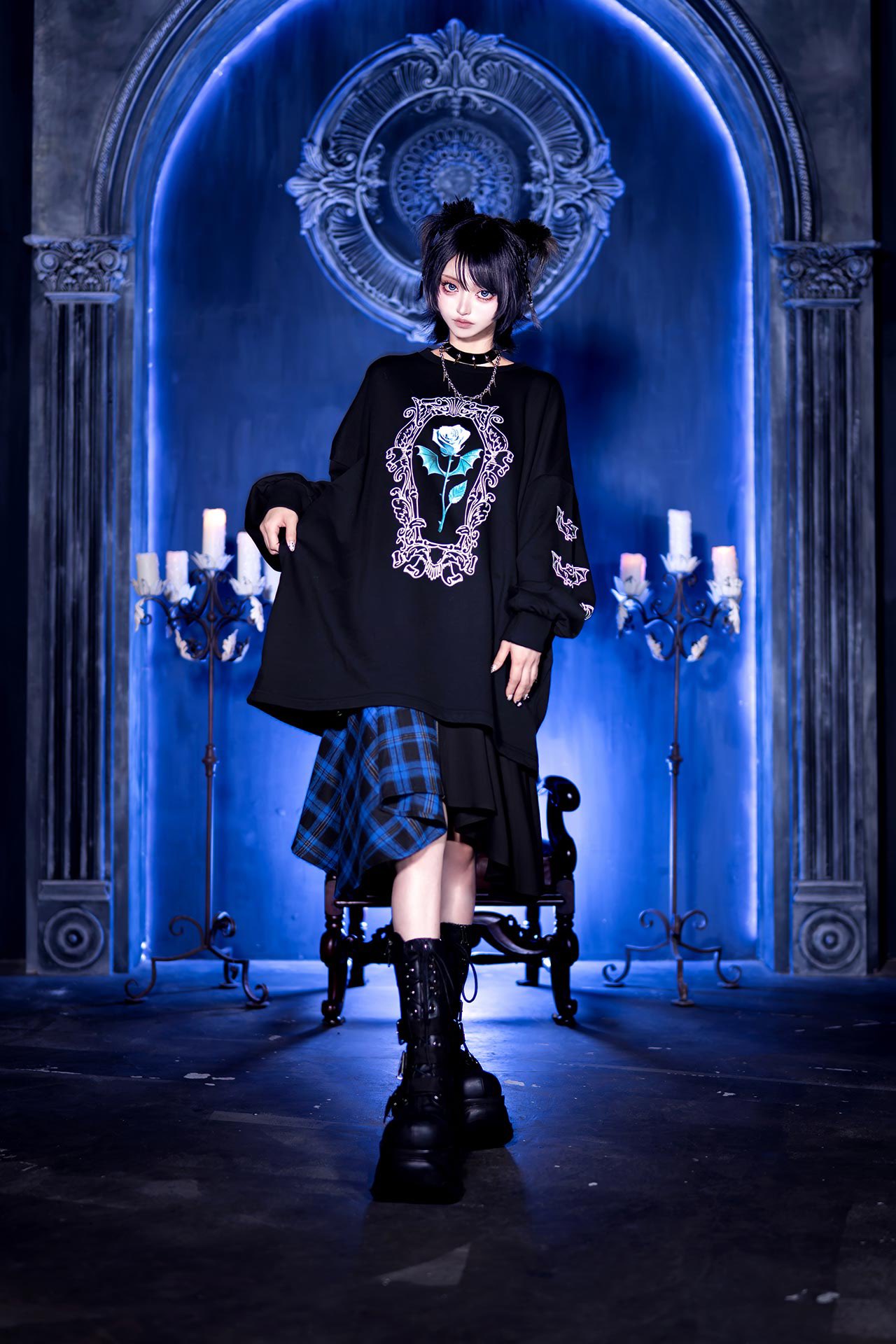 BlaqFlavor 青 XL トレーナー BlaqFlavor 青 XL トレーナー