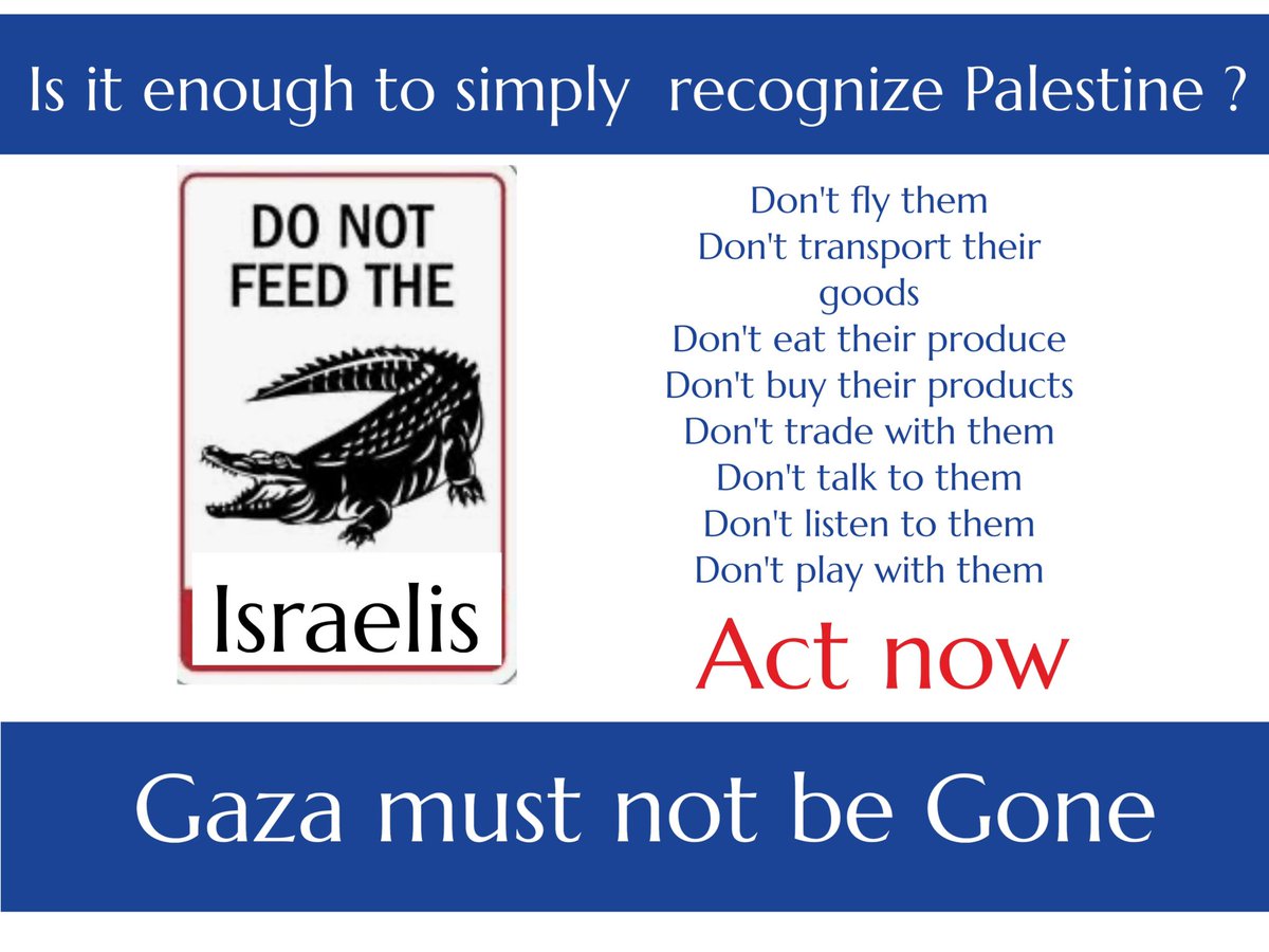 <a href="/abierkhatib/">Abier</a> Until the boots to stop the genocide hit the ground in Gaza
Atleast , isolate the genocider.