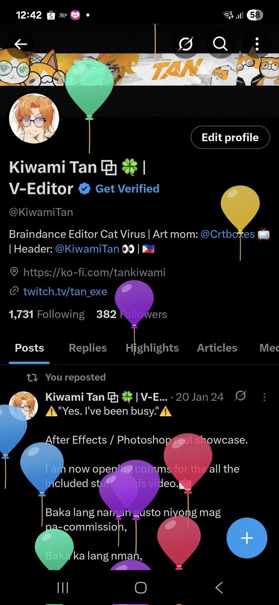 Kiwami Tan ⧉ 🍀 | V-Editor tweet media