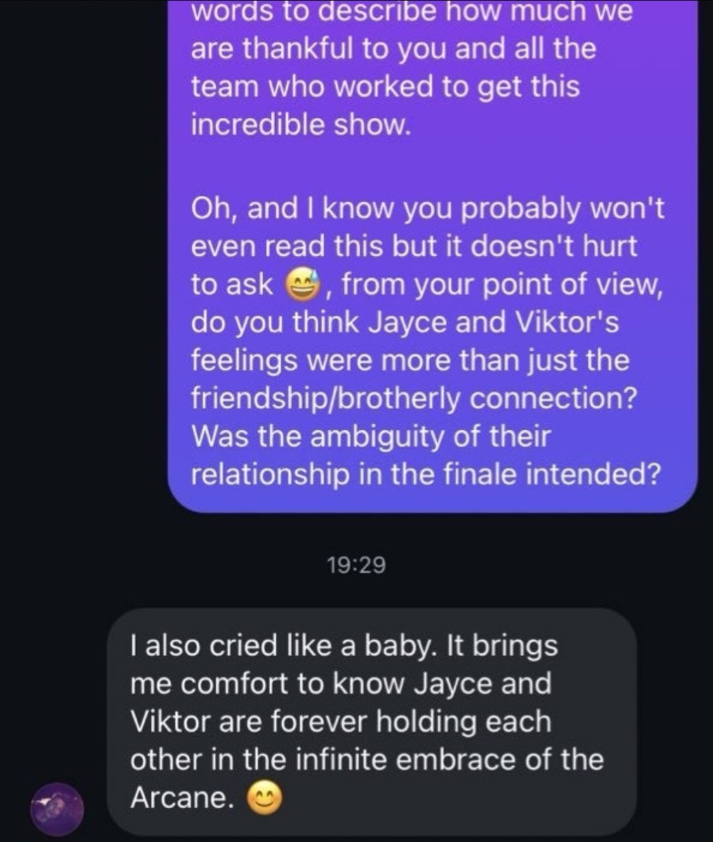 Not yet, but they just might be forever holding each other in the infinite embrace of the Arcane (as per Amanda Overton, head writer and co-executive producer of Arcane)
