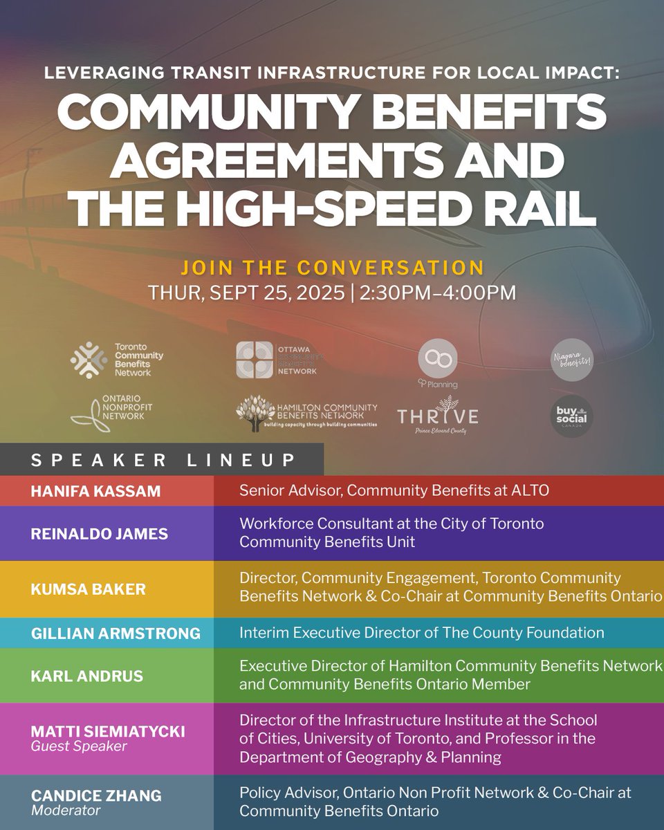 Toronto Community Benefits Network tweet media