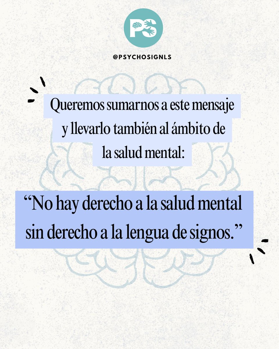 PsychoSign's tweet photo. 🧠 No hay salud mental sin lengua de signos.
Garantizar derechos lingüísticos es garantizar bienestar emocional y acceso a la salud mental para todas las personas sordas.
#WFD #DIPS #IWDP #IWDP2025  #SemanaInternacionalPersonasSordas
#LSE #DerechosHumanos #Tenerife #GranCanaria https://t.co/xNtvomKAks