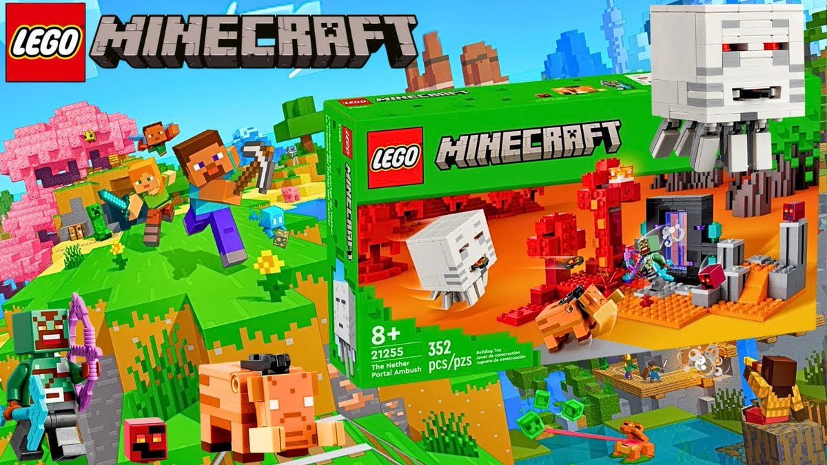 LEGO MINECRAFT 21255 THE NETHER PORTAL AMBUSH
youtu.be/64lfbRlDxtA