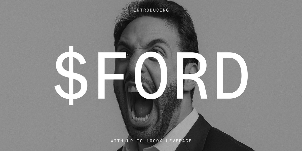 aevoxyz's tweet image. New Degen Listing: $FORD @FWDind 

Trade it here with up to 1000x leverage: degen.aevo.xyz/trading/ford