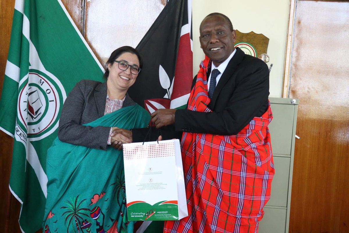 September 22, 2025: Moi University warmly welcomed a delegation from Bayreuth University, Germany, at the Main Campus led by Prof. Dr. Stefan Leible, Preside.

The visit aimed to reinforce and extend the existing collaboration between the two institutions for another seven Years.