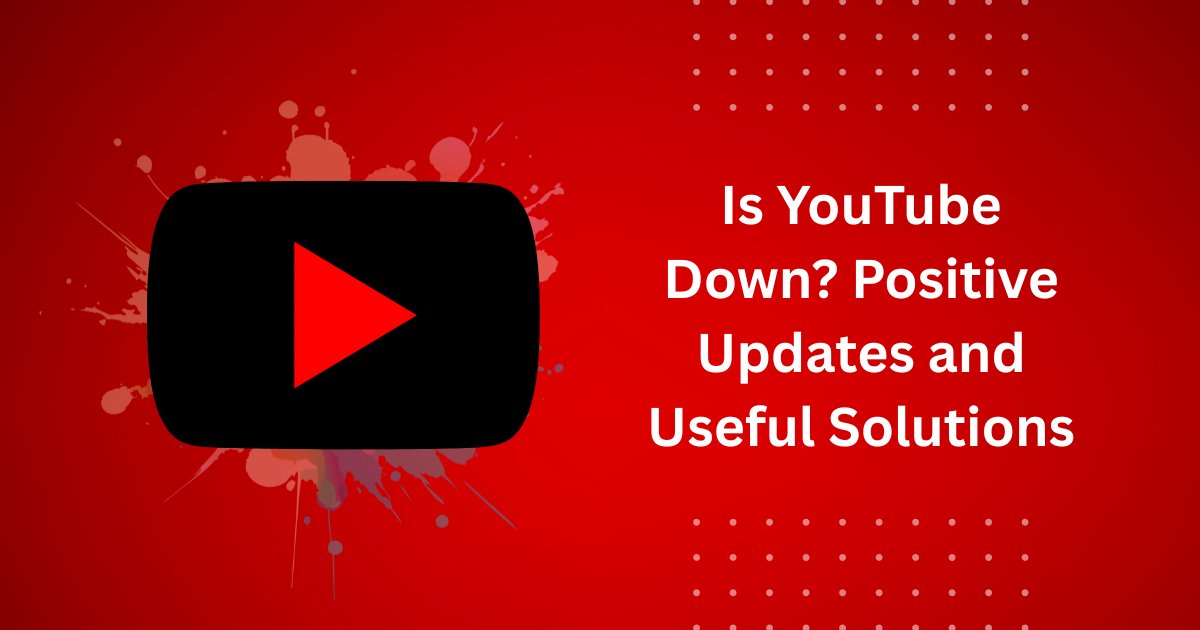 gsplugins's tweet image. ❓ Is YouTube Down?

🔎 Check outage trackers
⚡ Try quick fixes (refresh, clear cache, restart)
💡 Stay updated with official sources

Full guide 👉 [gsplugins.com/is-youtube-dow…]

#YouTube #TechTips #Troubleshooting #Streaming