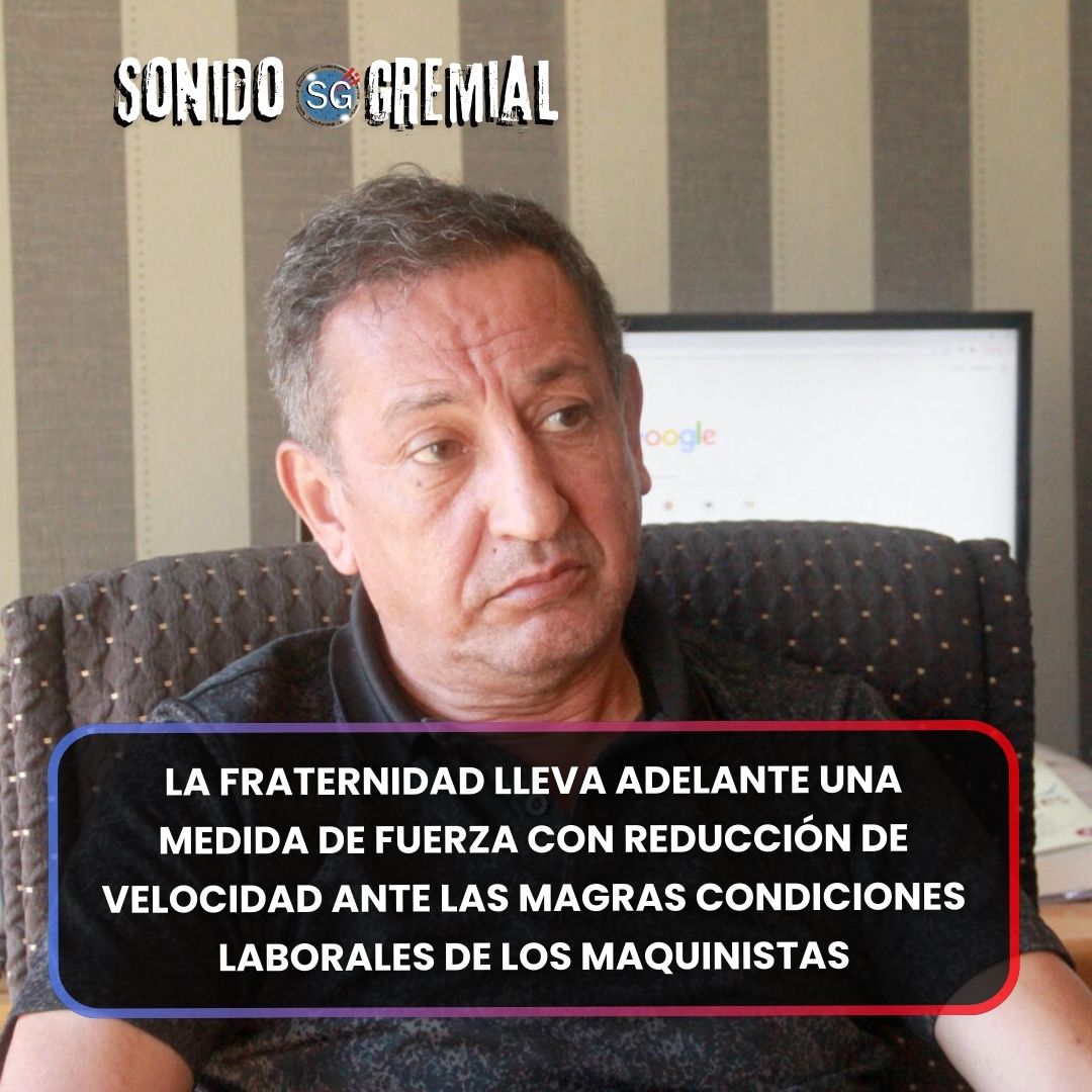 #AHORA ‼️

🚅❌ La <a href="/FraternidadArg/">La Fraternidad</a>  lleva adelante una medida de fuerza con reducción de velocidad por condiciones laborales
🔵🔴
sonidogremial.com.ar/la-fraternidad…