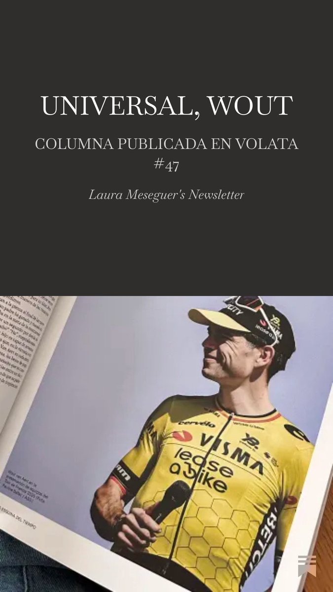 “Sus caídas, su lucha, sus frustraciones y su redención han sido temas tan universales como una tragedia griega, obligándonos a una reflexión sobre la condición humana y la superación de las dificultades…”

🖋️open.substack.com/pub/laurameseg…

<a href="/ccvolata/">VOLATA</a>