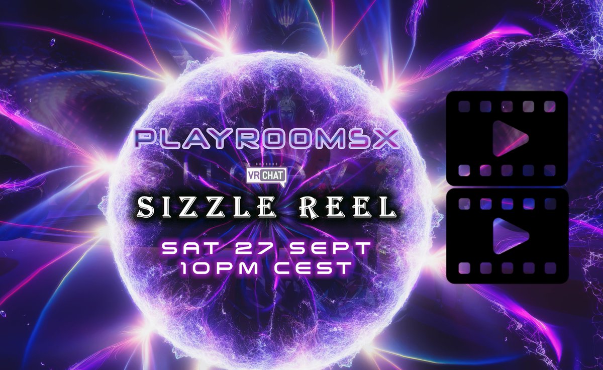 playroom_sx's tweet photo. Just joined the community? Curious about what happens here... come join a sizzling interctive meetup. Taste different types of events.
*2 sessions 10pm CEST and 11pm EST this Saturday*
#sizzlereel #playroomsx #VRgathering #CommunityEngagement #taster https://t.co/H4doTQj6bG