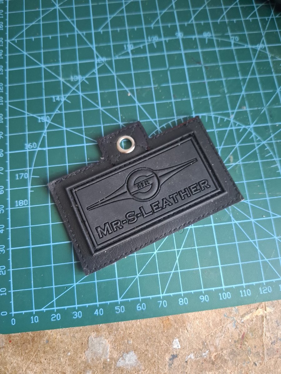 Simple tag holder made for <a href="/MrSLeather/">Mr-S-Leather</a> come off an old worn pair of underwear 😉 😈

Will be attached to my keys to show off