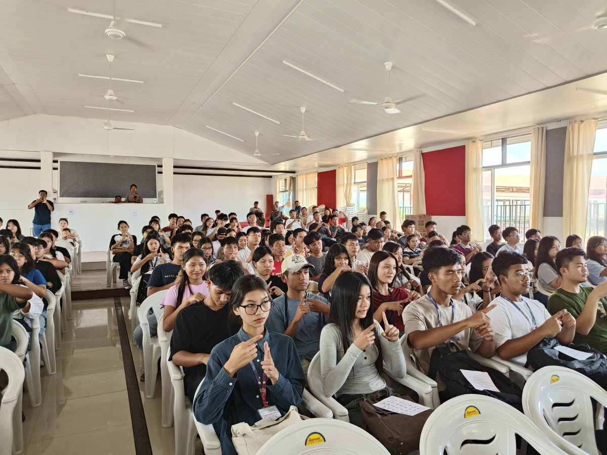 CCI_Information's tweet image. International Day of Sign Languages 2025 was observed at Rayburn College with powerful messages, sign demos, the debut of The BandAbles, and the release of “Hihtheihdan Tuam Chiat” by Khumlalven &amp;amp; Chingnunhoih.

#IDSL2025 #SignLanguageDay #InclusiveVoices #DisabilityInclusion
