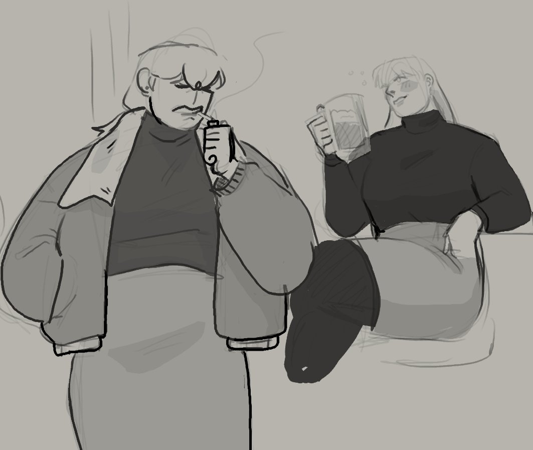 didn't really draw this morning so have these first drawings I did of karin
