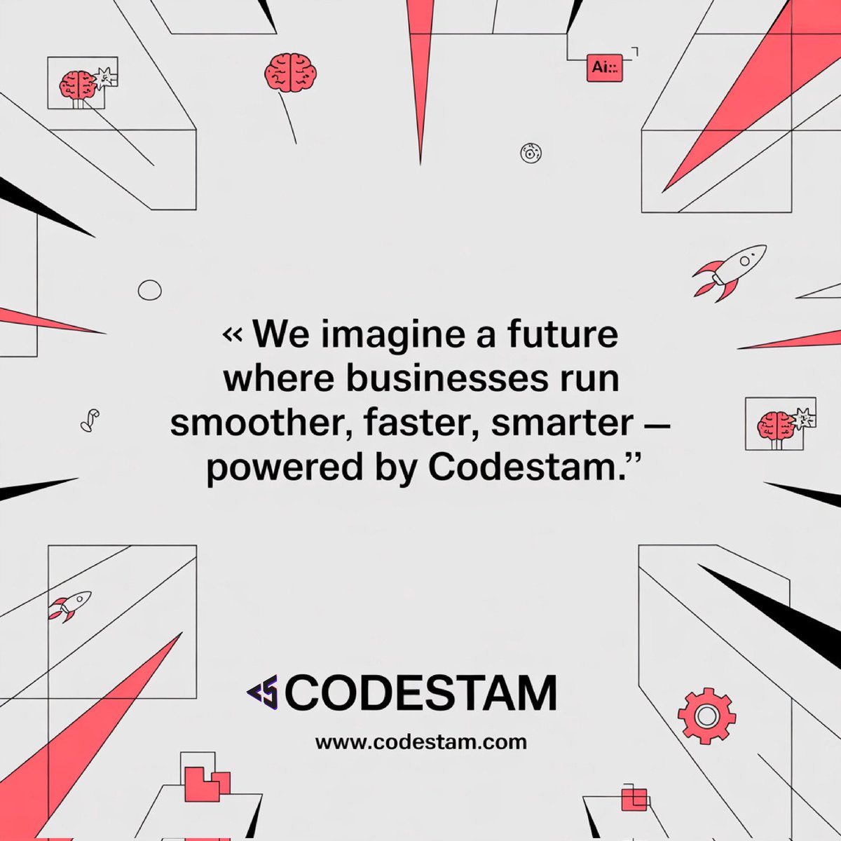 CodestamStore's tweet photo. Codestam empowers businesses to run smarter, faster, and smoother with innovative solutions built for the future.
.
.
.
.
#Codestam #FutureOfBusiness #SmartSolutions #DigitalInnovation #BusinessGrowth https://t.co/h2ytPOjF4s