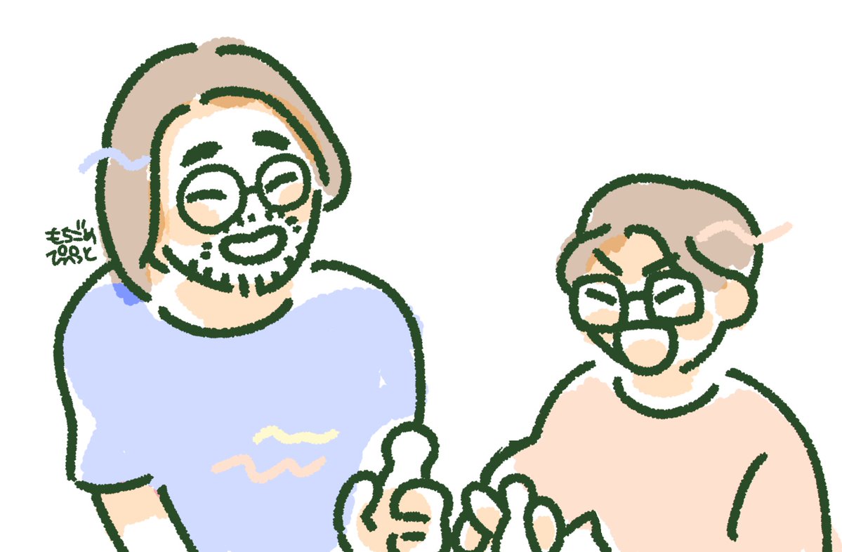 いい笑顔だったのですぐに描いちゃった