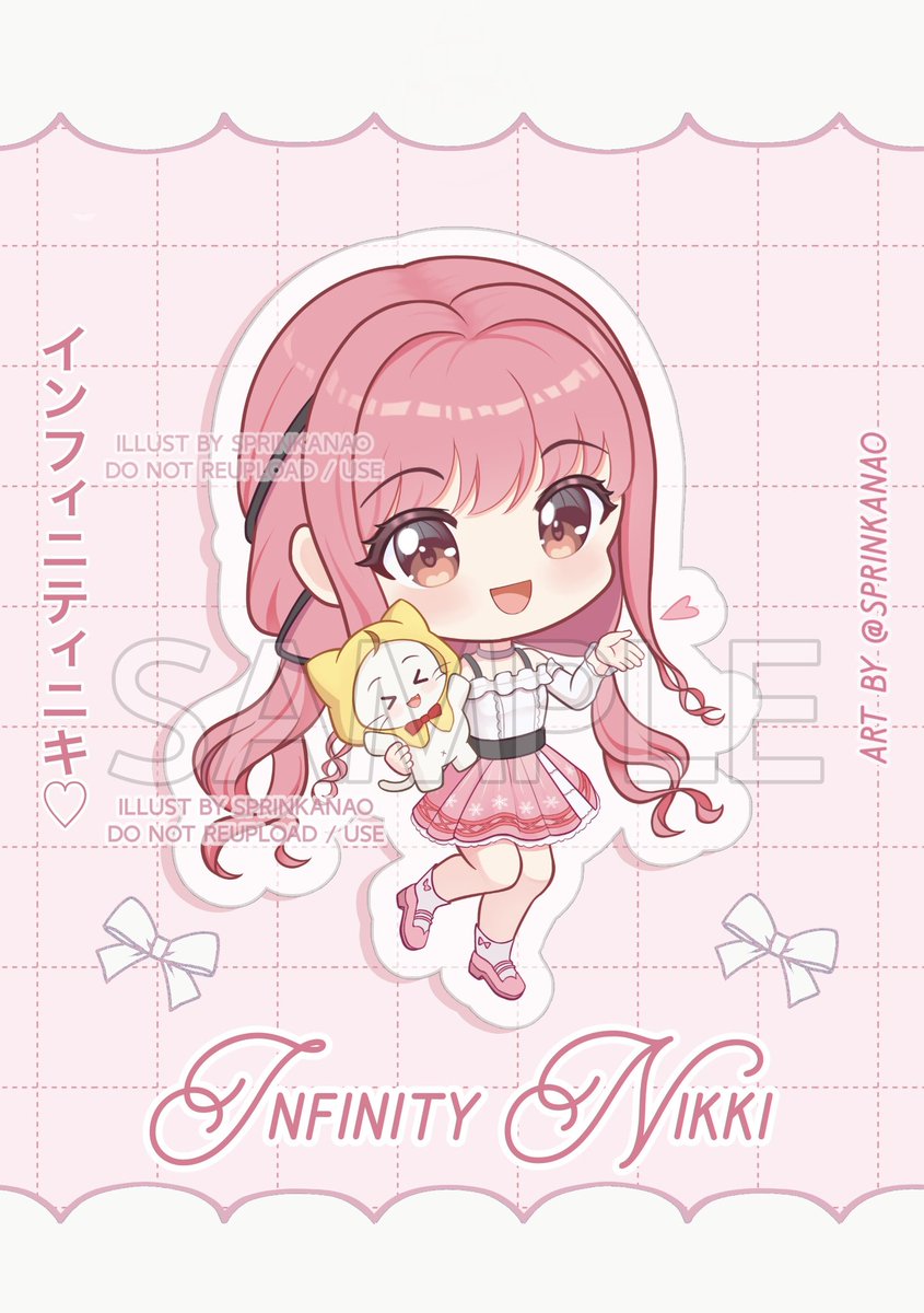 Chibi Nikki &amp; Momo :3 
#无限暖暖 #InfinityNikki #インフィニティニキ