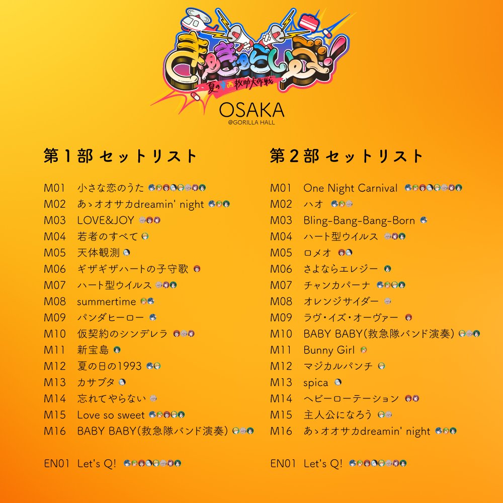 きゅきゅらいぶ2025 各公演のセトリを一挙公開✨