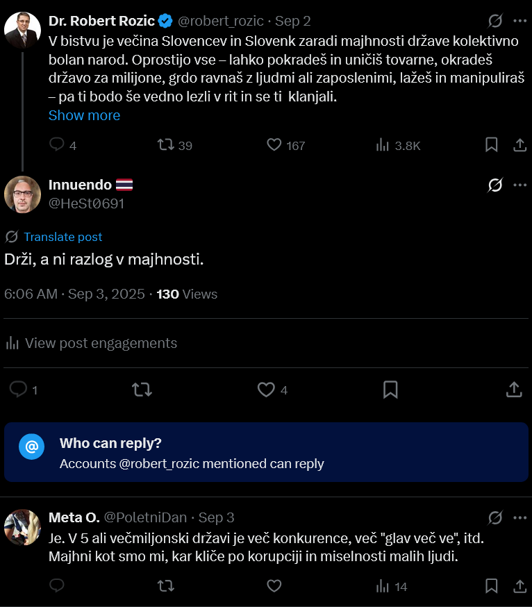Zanima me, zakaj potem istih, enakih ali podobnih težav nimajo v Luksemburgu, Lihtenstainu, San Marinu ali Andori?