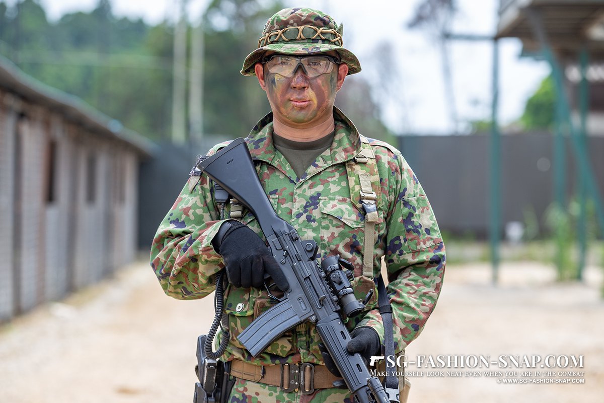 千葉県サバゲーパラダイスで開催された"Japan Force Meeting"で撮影させていただいた う”ぃーなすさん。掲載ページはこちら ⇒ sg-fashion-snap.com/archives/39550