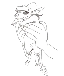Had a dream I was playing Deadlock, and I was in first person, huge, fighting Ivy looking down and shooting with finger guns, leaning around a building. And after I got her, I picked her up like this and then spelled "Isn't Ivy so cute" on my palm with small pieces of spaghetti 