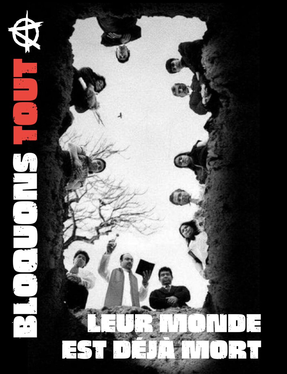 Bonjour les ami.e.s

#BloquonsTout Leur monde est déjà mort 😘✊🐈‍⬛🏴
#IndignonsNous #10septembre