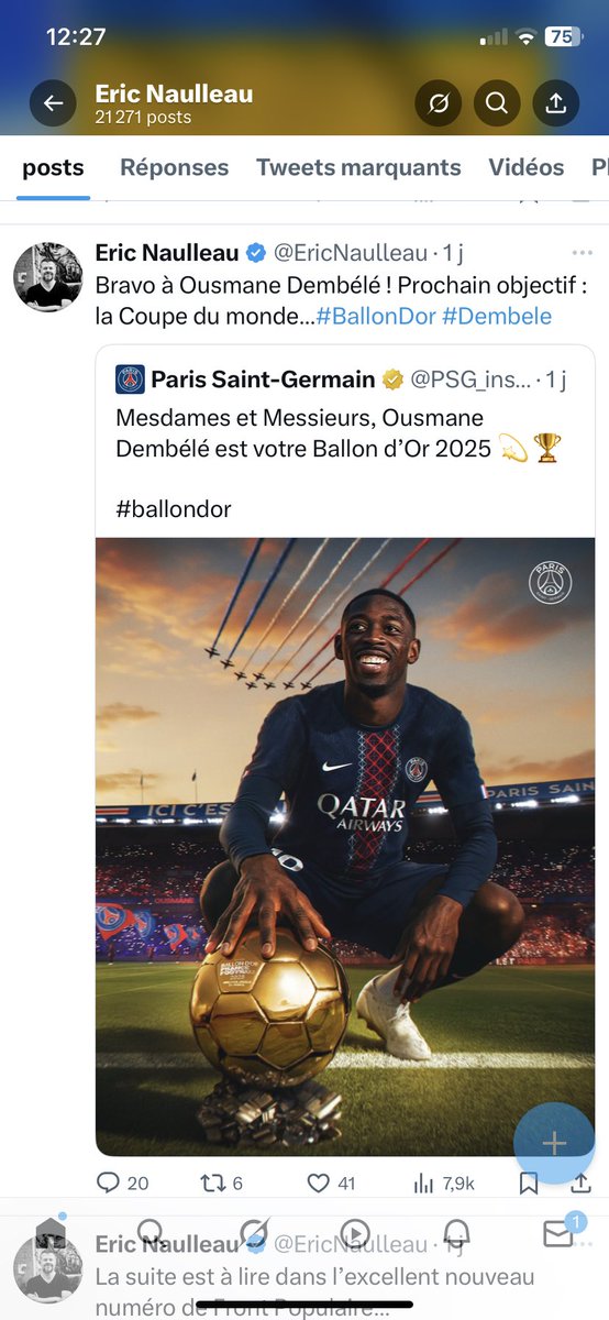 EricNaulleau's tweet image. J’ai pourtant posté hier ce qui suit, cela vous aurait-il échappé ? A moins que, plus probablement, vous ne soyez pas la chips la plus croustillante du paquet…