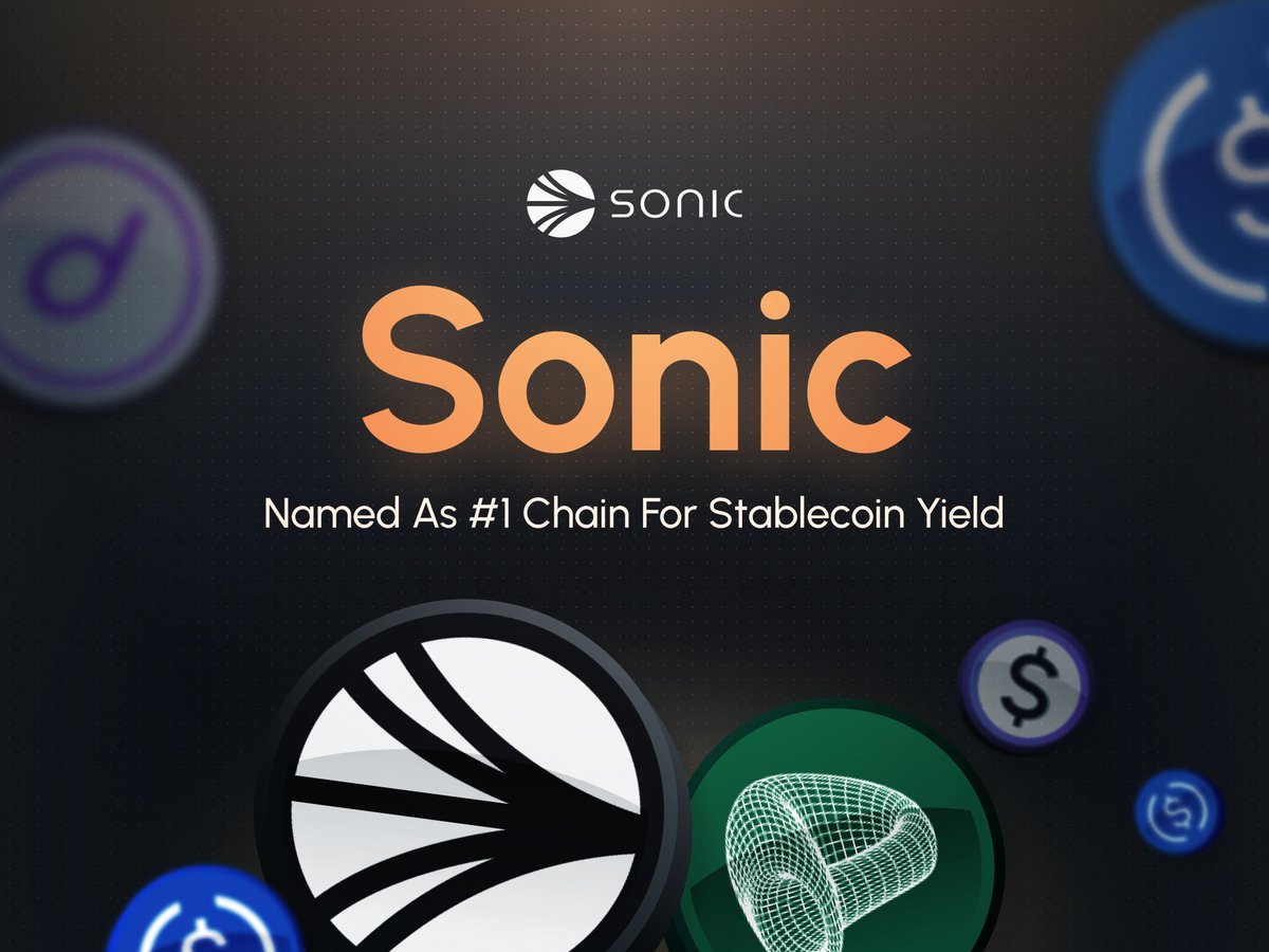 Sonic named as #1 chain for stablecoin yield