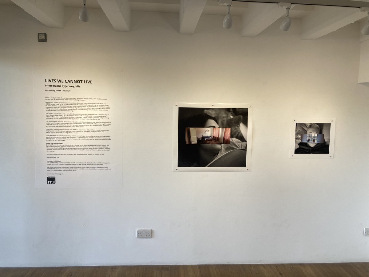 magnetoJJ's tweet image. It’s official! We’re open @OxoTowerWharf Lives We Cannot Live runs until Sunday. #mecfs #pwme @MEAssociation