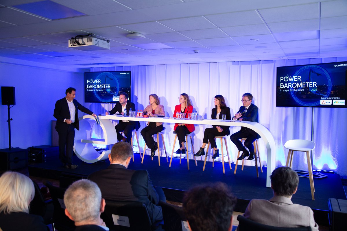 Many thanks to <a href="/Eurelectric/">Eurelectric</a> for organising this highly inspiring event #PowerBarometer2025!