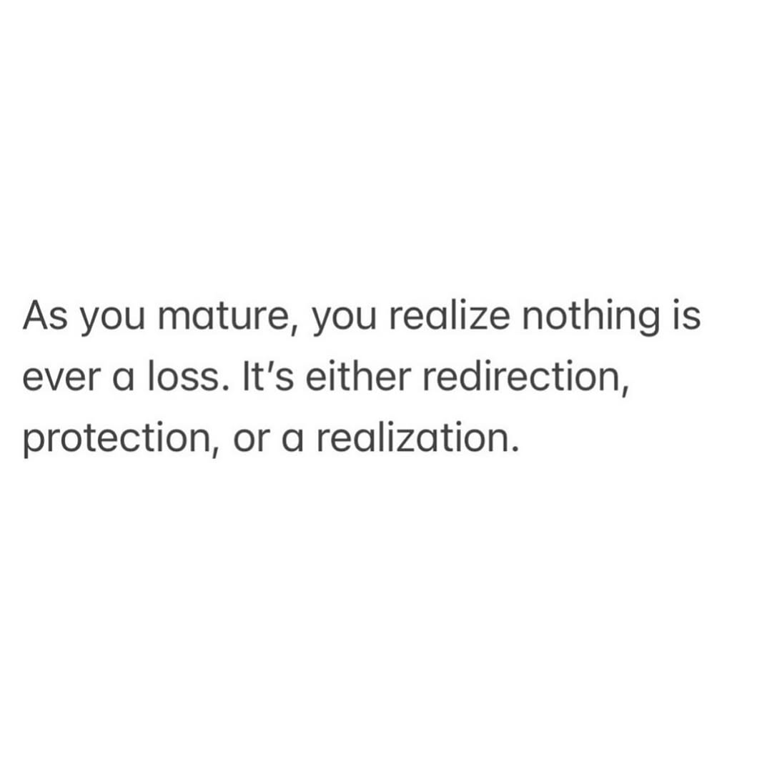 What feels like loss today… might just be life’s redirection tomorrow. 🌱