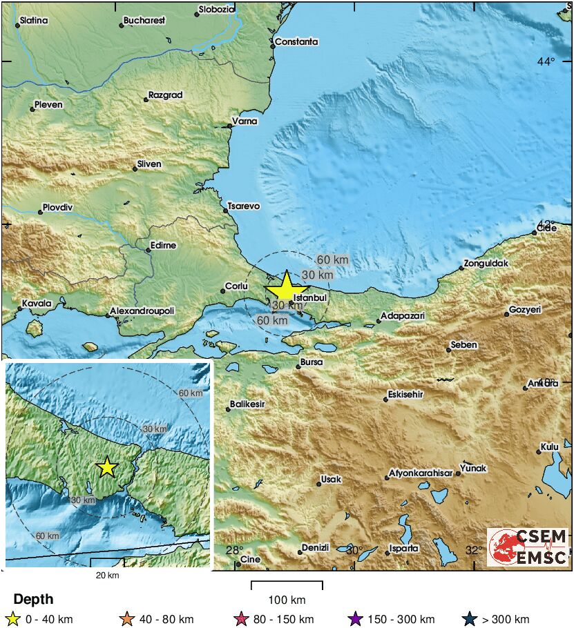 LastQuake's tweet image. 🔔#Earthquake (#deprem) M2.5 occurred 14 km NW of #İstanbul (#Turkey) 10 min ago (local time 13:29:21). More info at:
📱m.emsc.eu/#app
🌐m.emsc.eu/?id=1870587
🖥emsc-csem.org/Earthquake_inf…