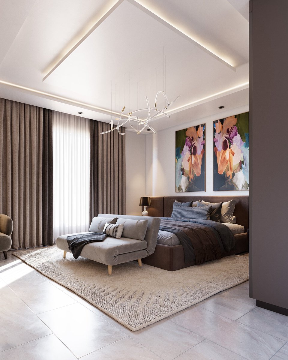 anafiabdulqudus's tweet image. O P E N |  Liv, Din &amp;amp; Bedroom

A cozy corner, natural light, and a touch of design magic😉💯🔥

#interior #Render #Design