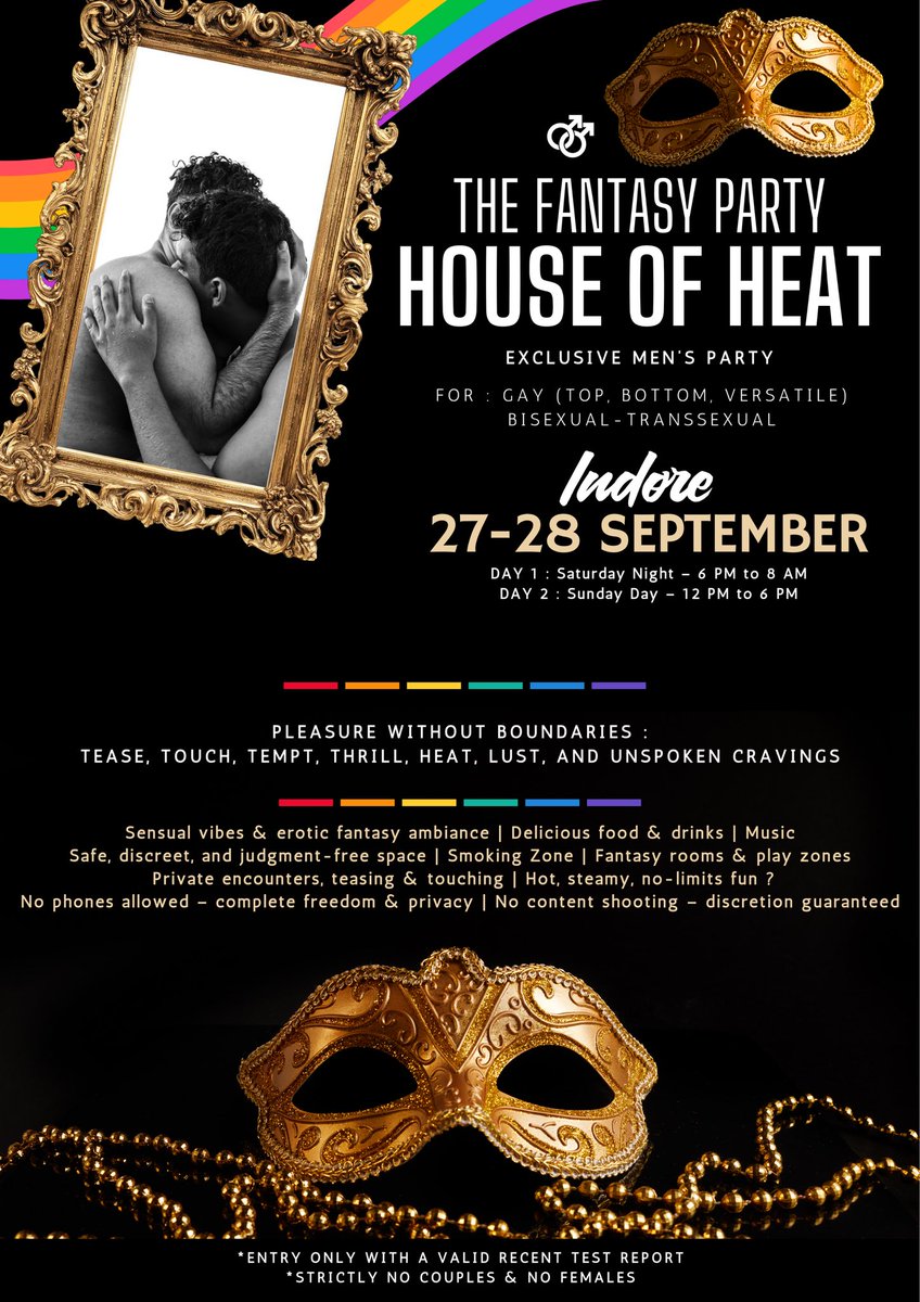 crossygoddess's tweet photo. The Fantasy Party “House Of Heat”
#Indore ✨ https://t.co/zlQ7JYXhiY