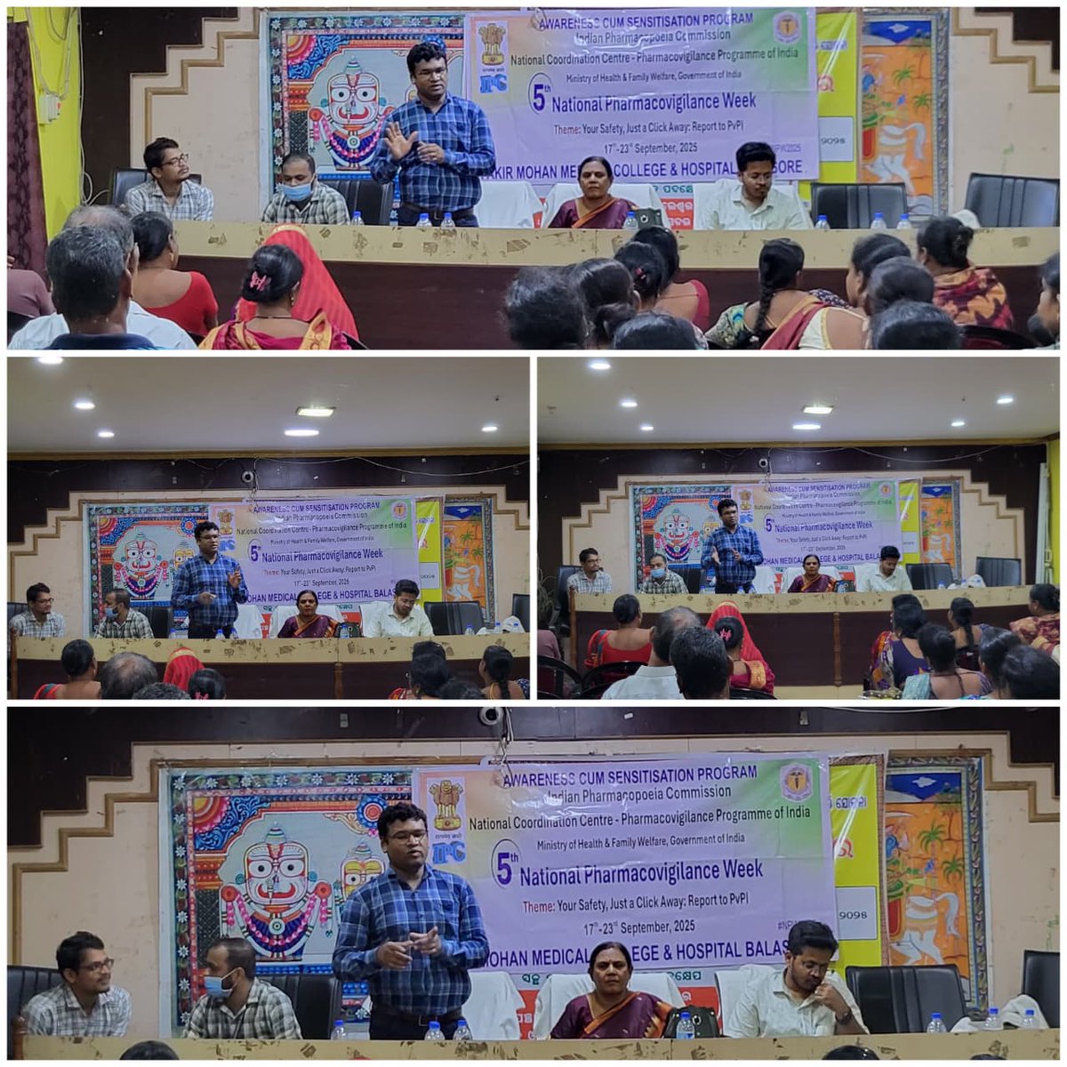 #5th_National_Pharmacovigilance_Week
#Activities on 19.09.2025 | <a href="/BALASOREBLOCK/">Panchayat Samiti Balasore</a> 

#DrugSafety #Creating_Awareness

🙏 Sincere thanks to #BDO_Balasore for extending support &amp; facilitating #NPW_2025 execution at Block Level. 
🌼 #Gratitude to our Nodal Officer &amp; team❤🌺