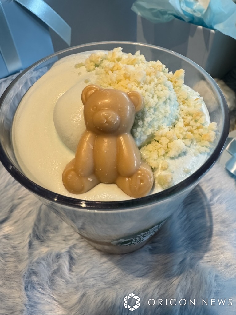 oricon's tweet image. 【スタバ新作レポ】🧸
スタバ×ジェラピケ 
“ふわもこ”ラテ“一足先に飲んでみた❗️

ただのアールグレイだけでない
細部までこだわり満載の一杯に🩵

📸レポート＆写真23枚
oricon.co.jp/news/2408068/?…

#ジェラピケ #スタバ