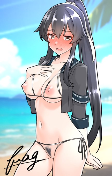 エロビキニな矢矧(再)
#艦これ 