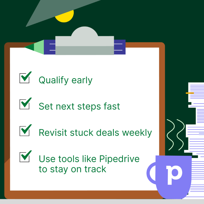 pipedrive's tweet photo. 📊 What is Deal Velocity, and why should you care?

When deals slow down, momentum disappears, and so do your wins. 🏆

In our latest carousel, we break down what deal velocity really means, what’s slowing you down, and how to speed things up. ⚡