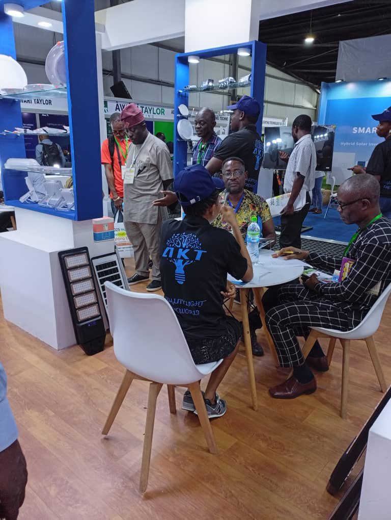 AKTLighting's tweet photo. From innovation to illumination โ AKT was live at the Nigeria Lighting Exhibition Expo, driving the future of smart lighting in Africa. ๐ก๐ฅ
#AKT #NigeriaLightingExpo #LightUpNigeria #SustainableTech #EnergyInnovation #Expo2025 #LEDRevolution https://t.co/NA8e5vN8Su