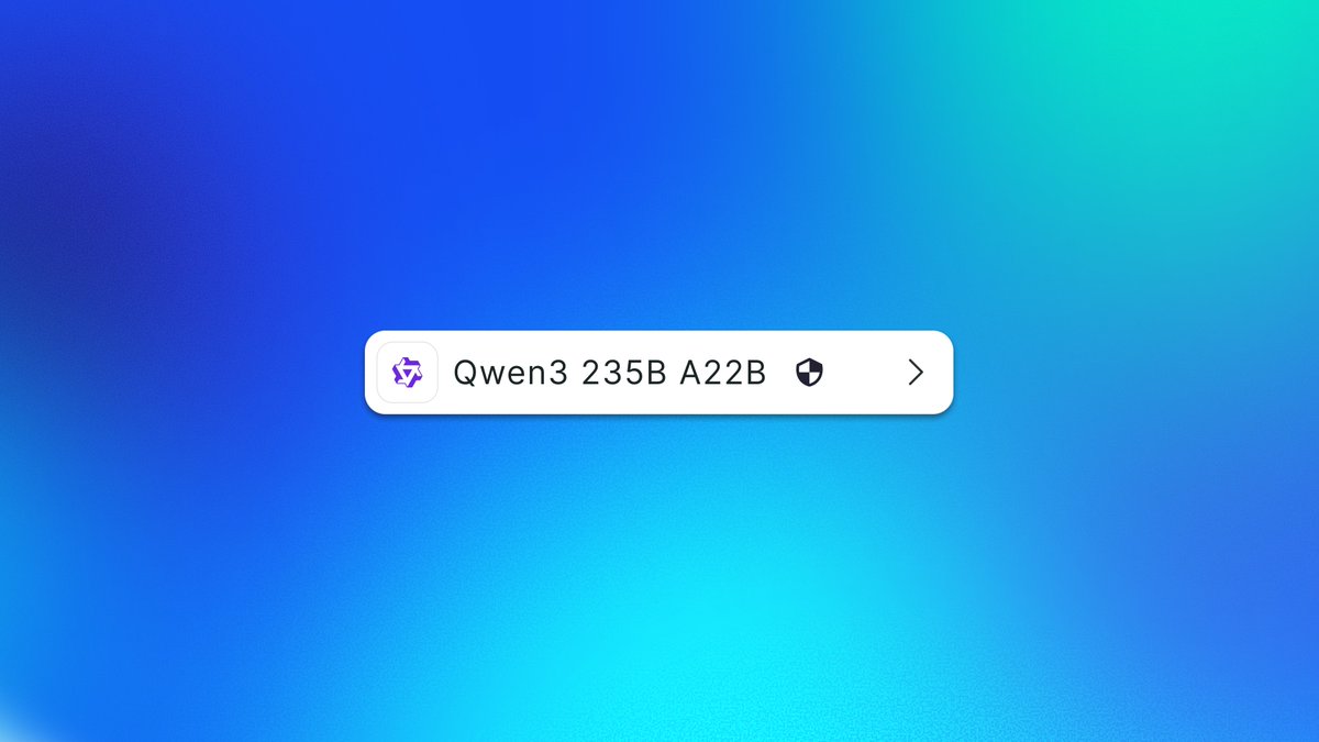 🚀 Model Improvements: Qwen3 235B replaced with reasoning version.

🔹+15% reasoning accuracy (GPQA)
🔹+22% bug fix success (SWE-Bench) 
🔹+11.3 pts correctness (AIME25)

Still Privacy-first. Try it now on June ✅